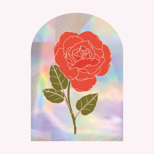 Sun Catcher Sticker - ROSE: Gevuld-Stera