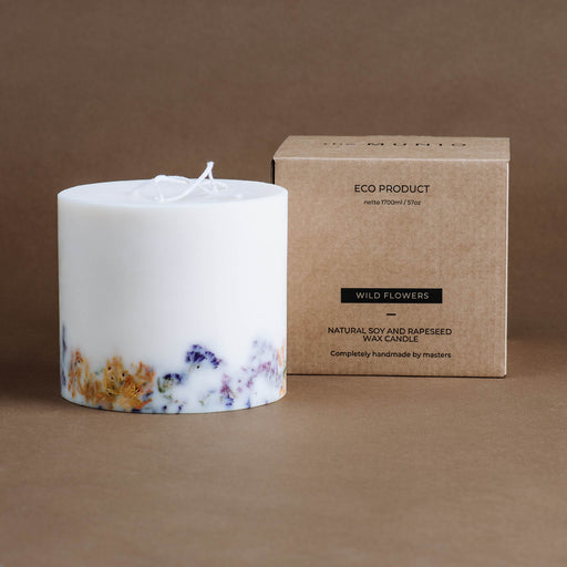 Wild flowers large 3-wick candle-Stera