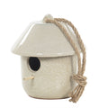 Keramische vogelhuispot cream Ø20 × 20 cm
