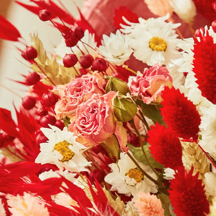 Dried Flowers -  Field Bouquet Red Velvet