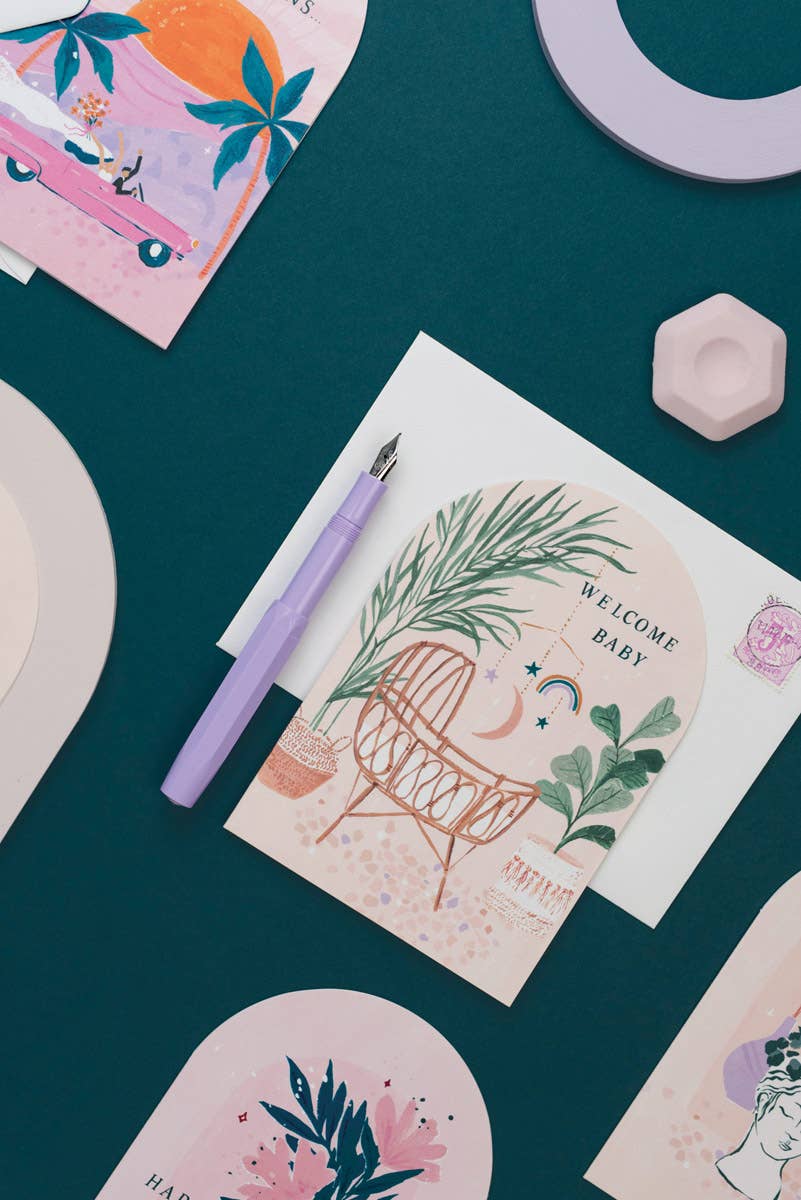 Welkom Babykaart | Nieuwe babykaart | Genderneutrale babykaart