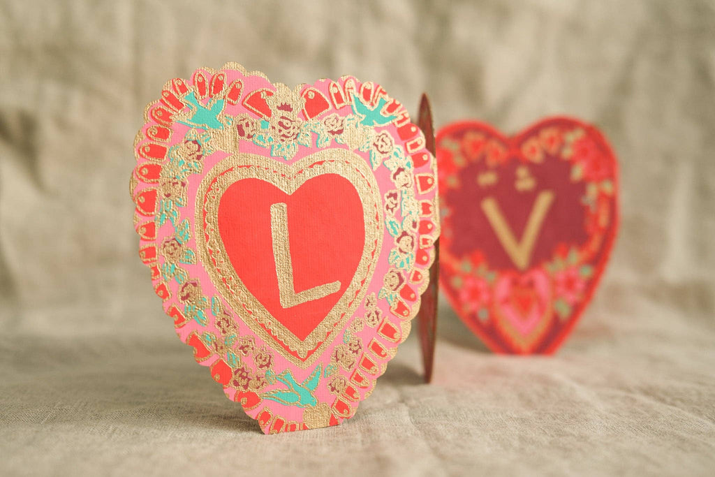 UK/EU: Love Concertina Greeting Card