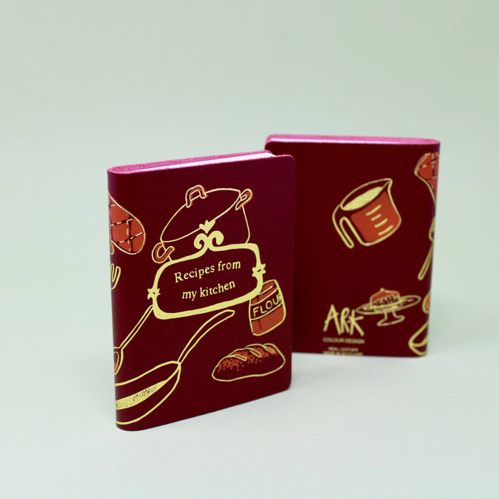 Geïllustreerd leren midi-dagboek