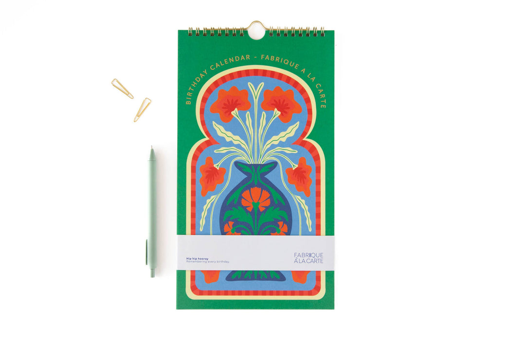 Verjaardagskalender - Bloemenvaas