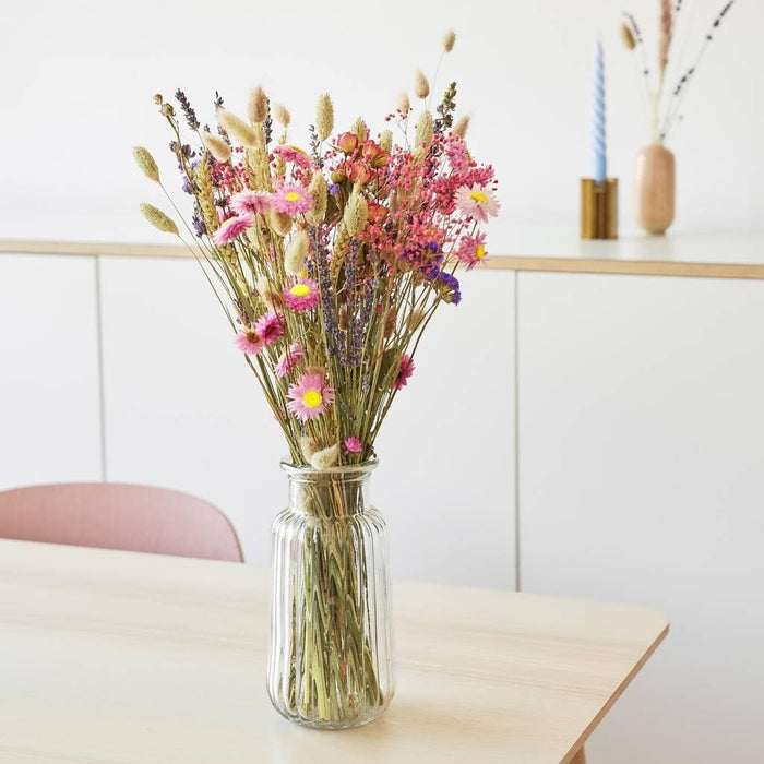 Dried Flowers - Field Bouquet - Pink