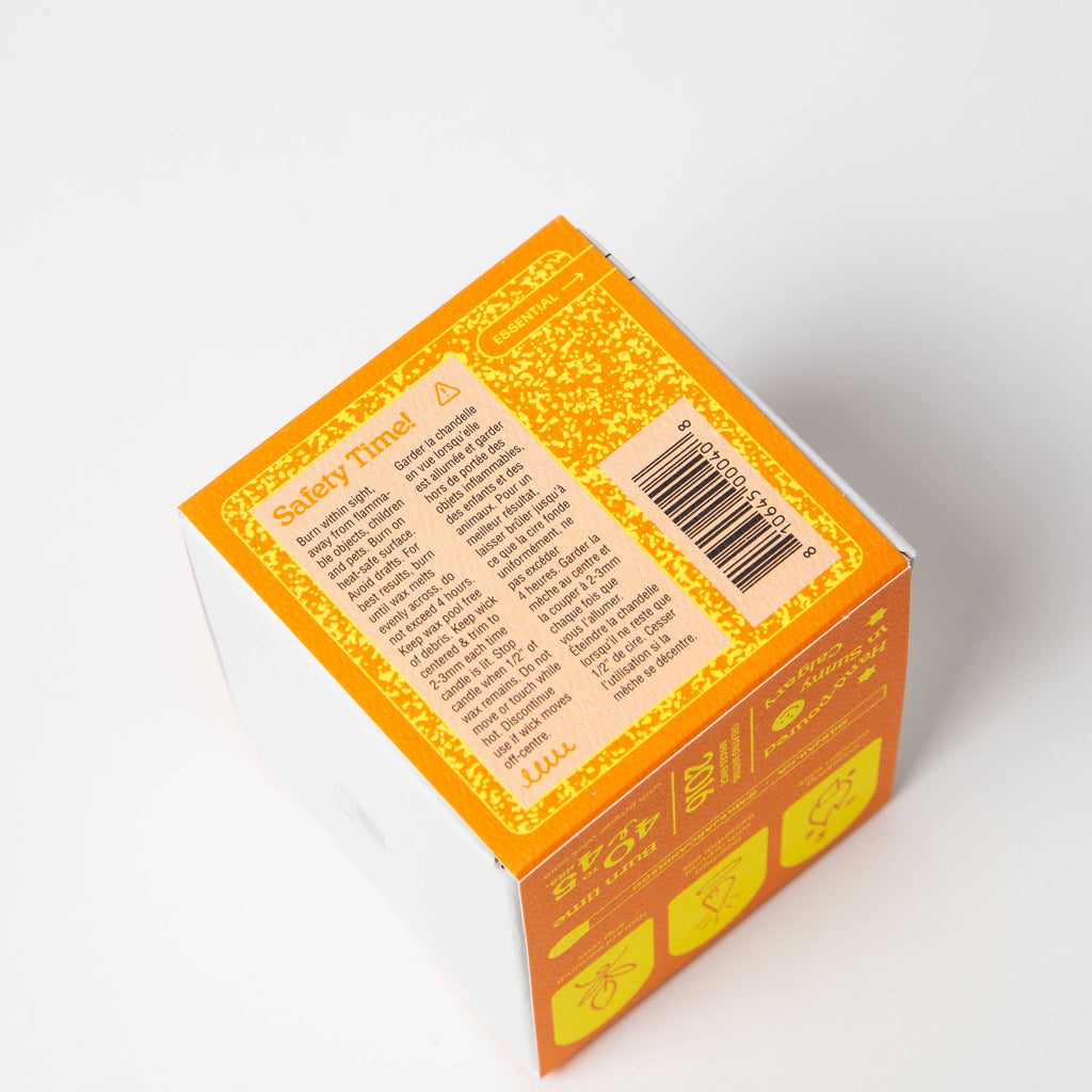 Citrus - Kaars met etherische olie en soja van 8 oz