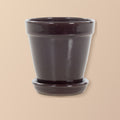Keramische pot paars Ø11 × 12 cm