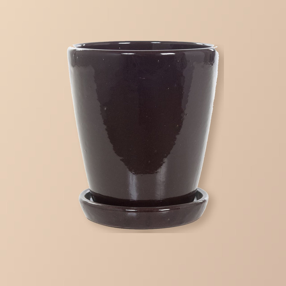 Keramische pot paars Ø22 × 24 cm