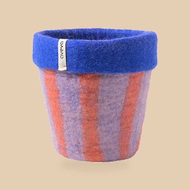 Wollen bloempot – The Circus – M, beige studio