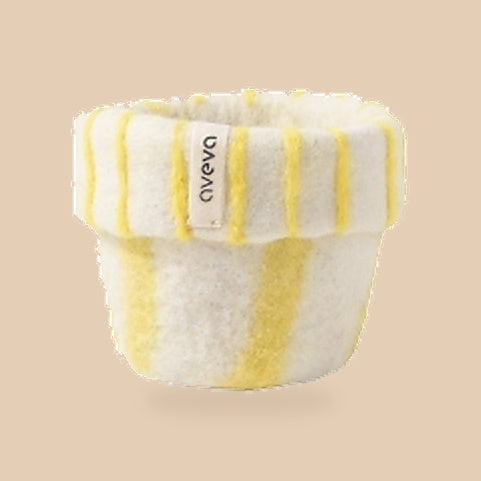 Wollen bloempot – Lemonade – S, beige studio