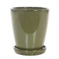 Keramische pot jade black Ø22 × 24 cm