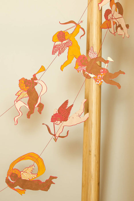 Cupid sewn garland