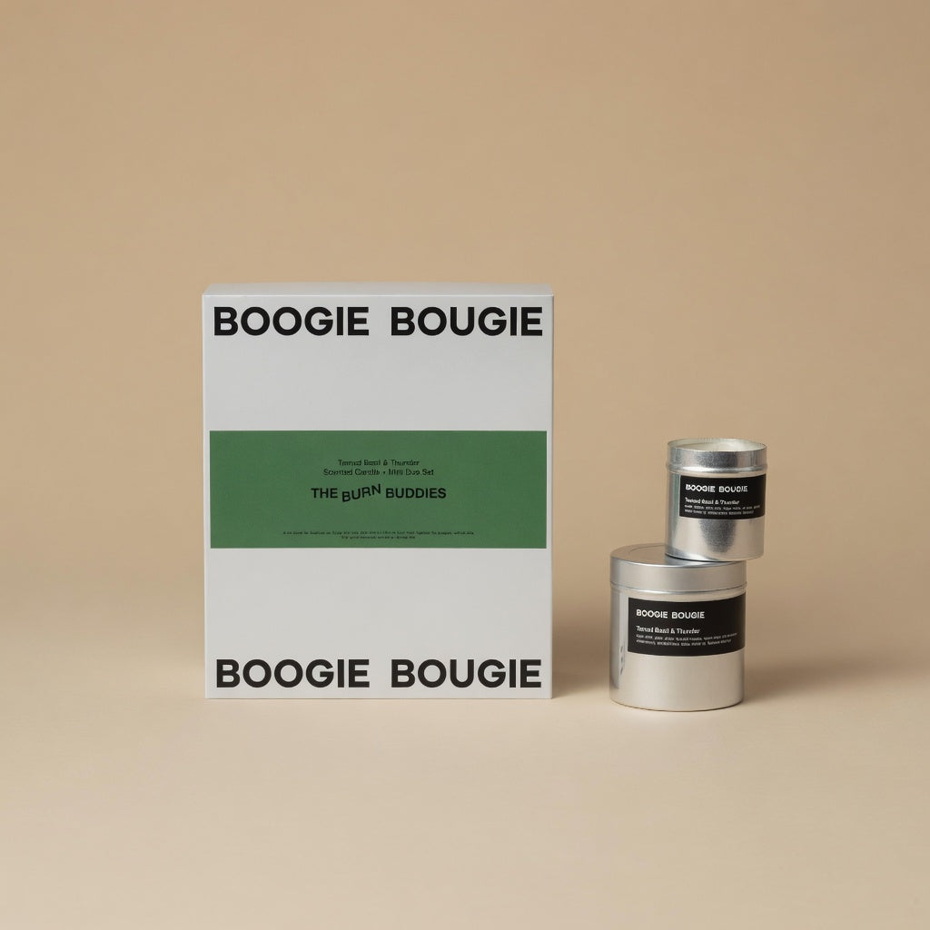 Boogie Bougie The Burn Buddies Tamed Basil & Thunder, set, beige studio