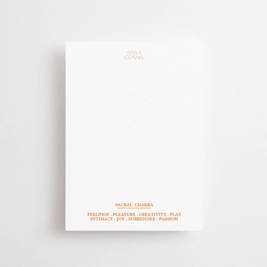 DO WHAT FEELS GOOD FOR YOUR SOUL - 2. CHAKRA CARD - SACRAL