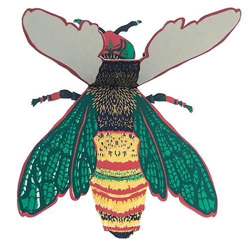 Wasp greeting card