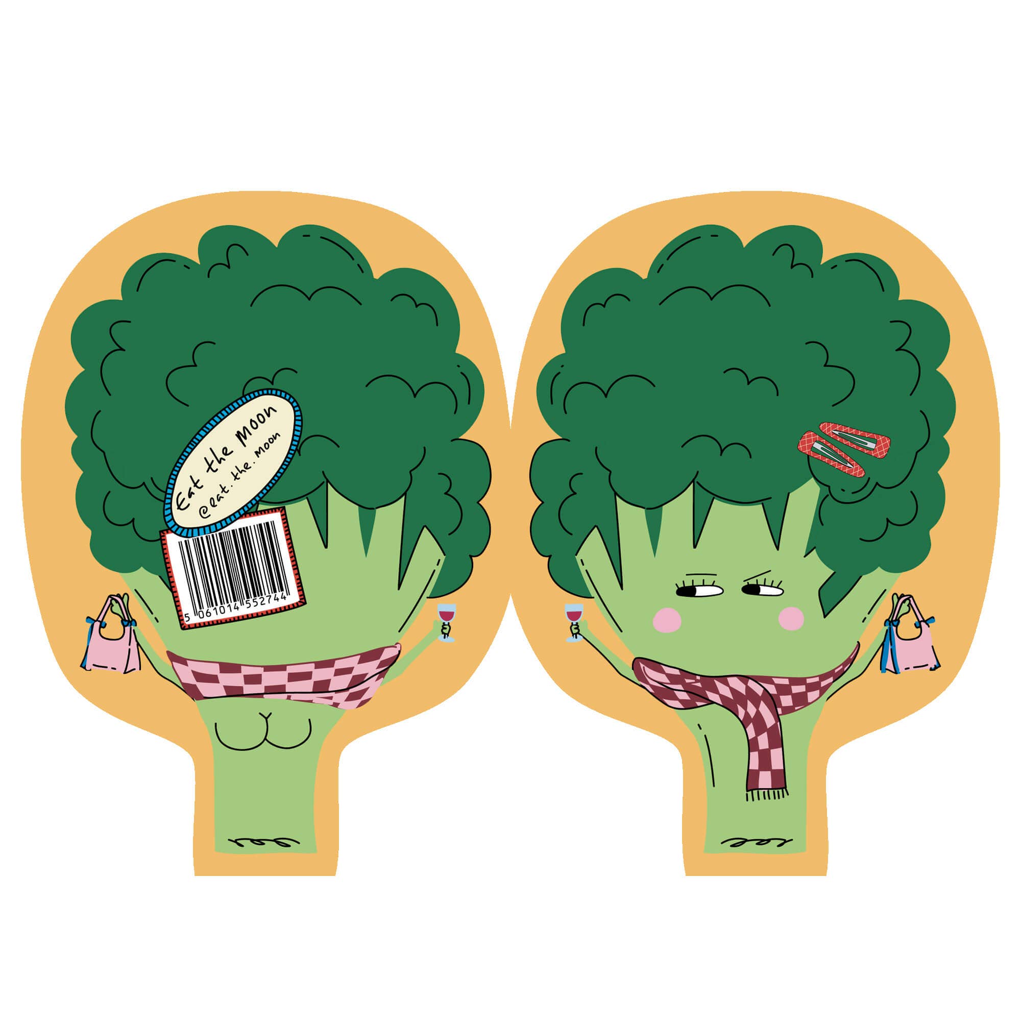 Hé Broccoli! Stansjabloon voor alledaagse wenskaart | grappige kaart
