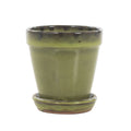 Keramische pot jade black Ø11 × 12 cm