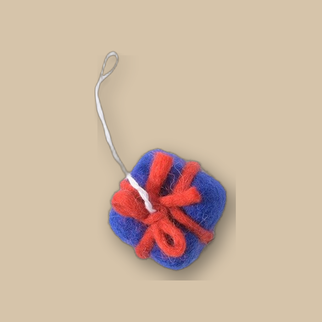 Wollen hangertje cadeautje | catalogusfoto