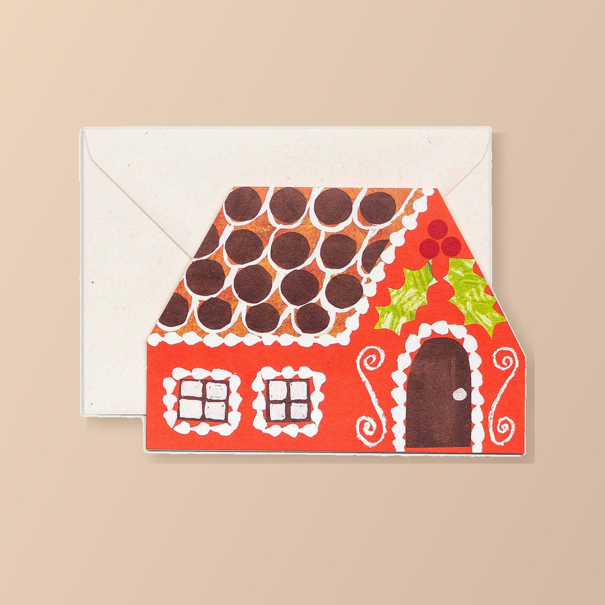 Kerst Peperkoekhuis Kaart | studio