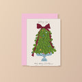 Gherkin-kerstboom, kerstkaart 2026 | studio