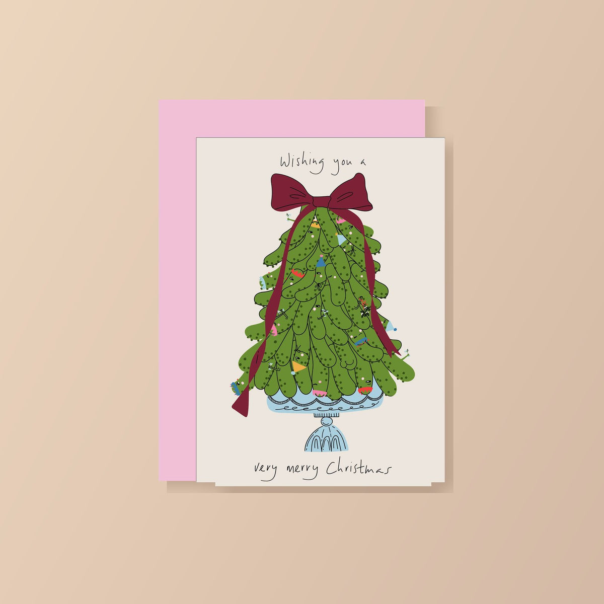 Gherkin-kerstboom, kerstkaart 2026 | studio