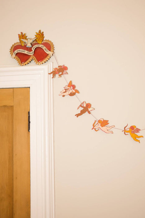 Cupid sewn garland