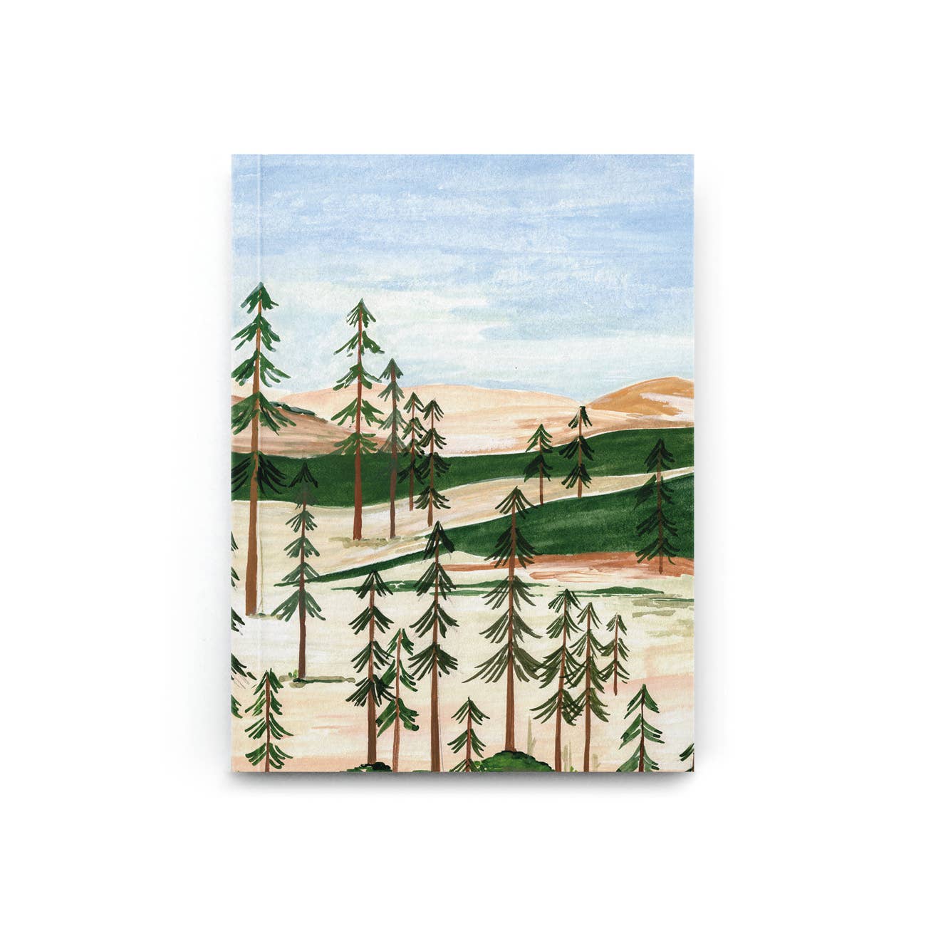 Pocketnotebook Luosto 10,5 x 14 cm met genaaide binding