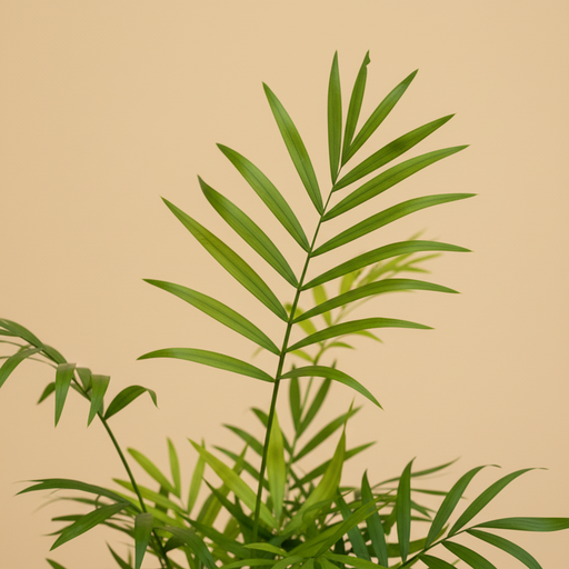 Chamaedorea elegans blad detail