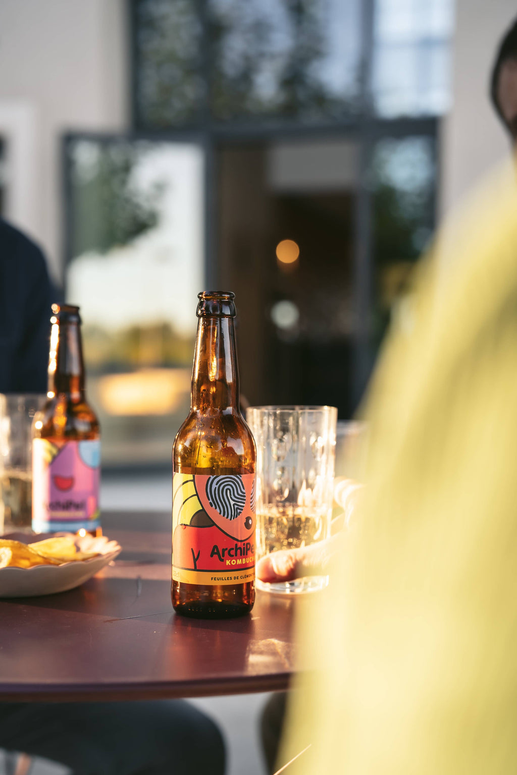 Biologische clementine kombucha uit Corsica, pak van 12