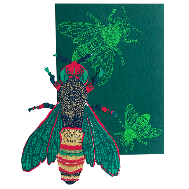 Wasp greeting card