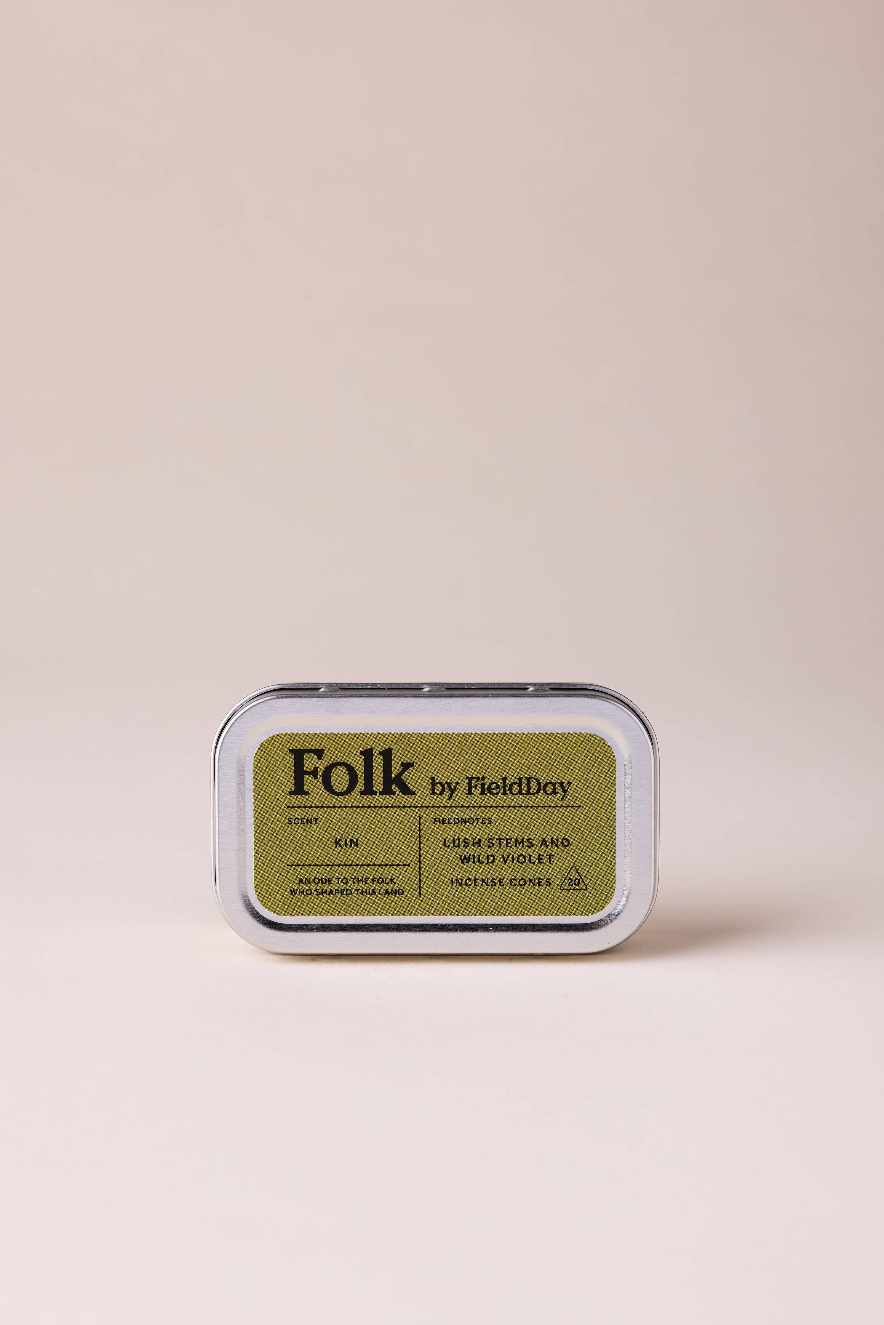 Kin Folk Blikje Wierookkegels