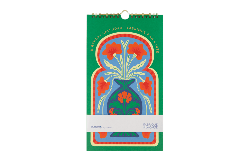 Verjaardagskalender - Bloemenvaas