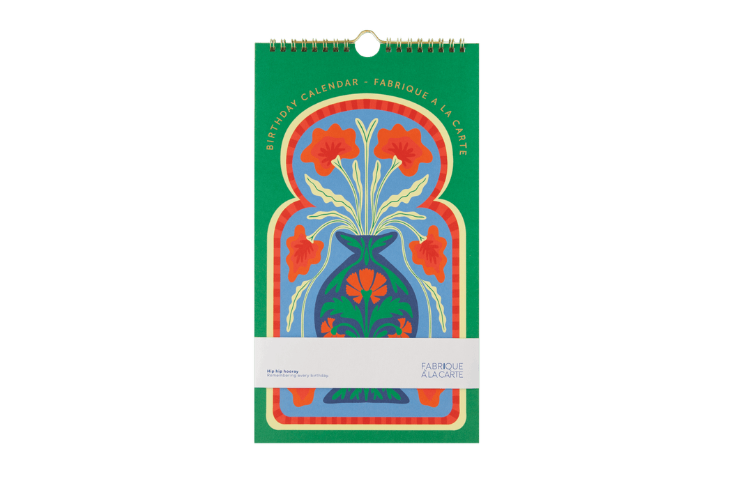 Verjaardagskalender - Bloemenvaas