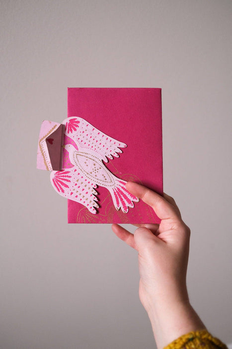 Love Letter Bird Greeting Card