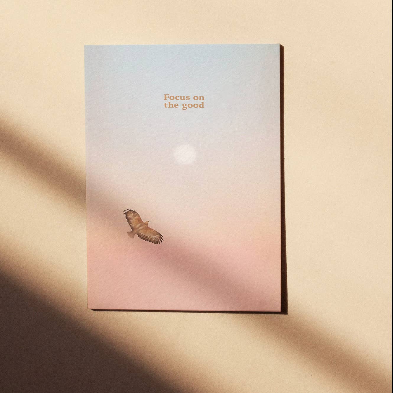 Focus on the good - Card - Ombre Sunrise - Postcard