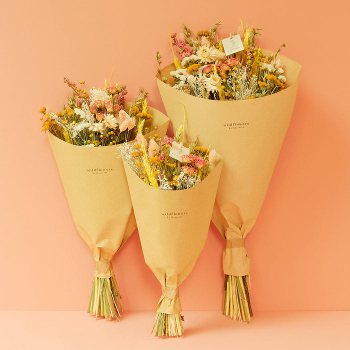 Dried Flowers -  Field Bouquet Pink Lemonade