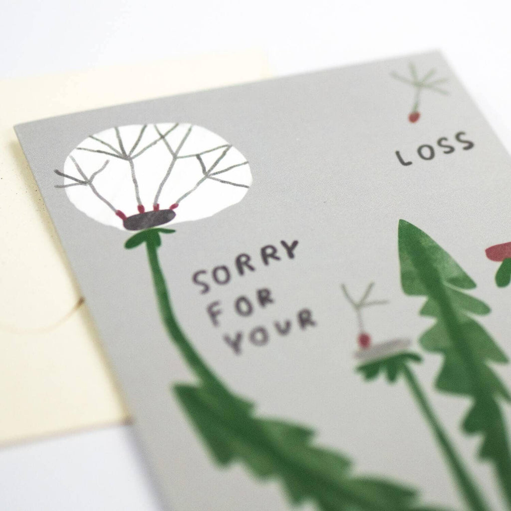Gecondoleerd Kaart