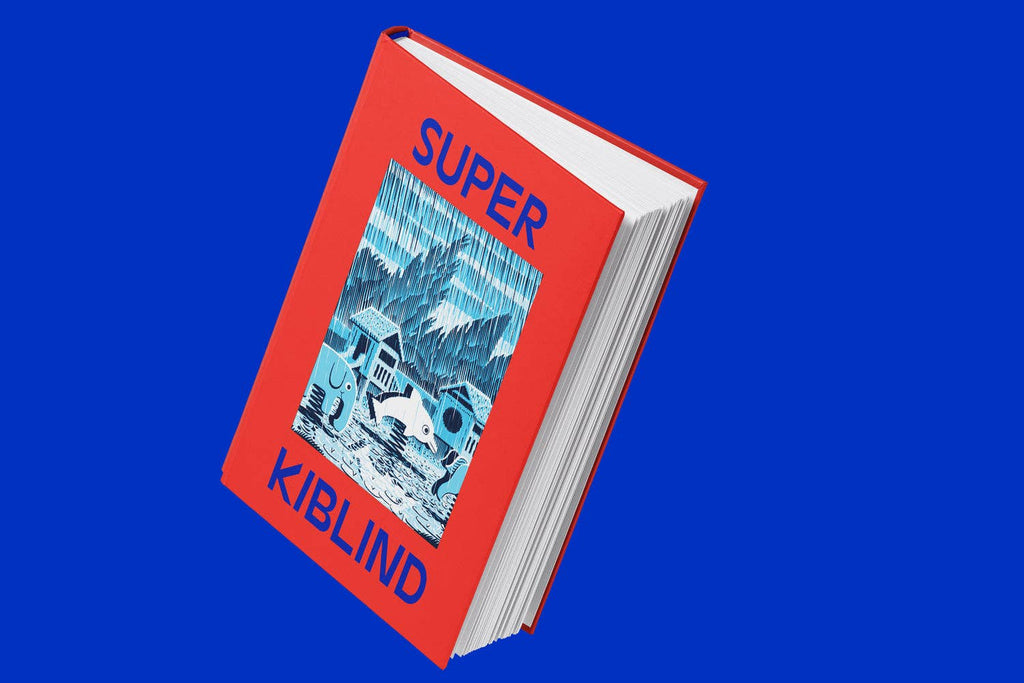 Binnenpagina's van Super KIBLIND 4 met portfolio's van illustratoren