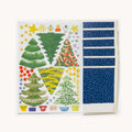 Maak je eigen kerstkaarten set met stickers en enveloppen van Hadley