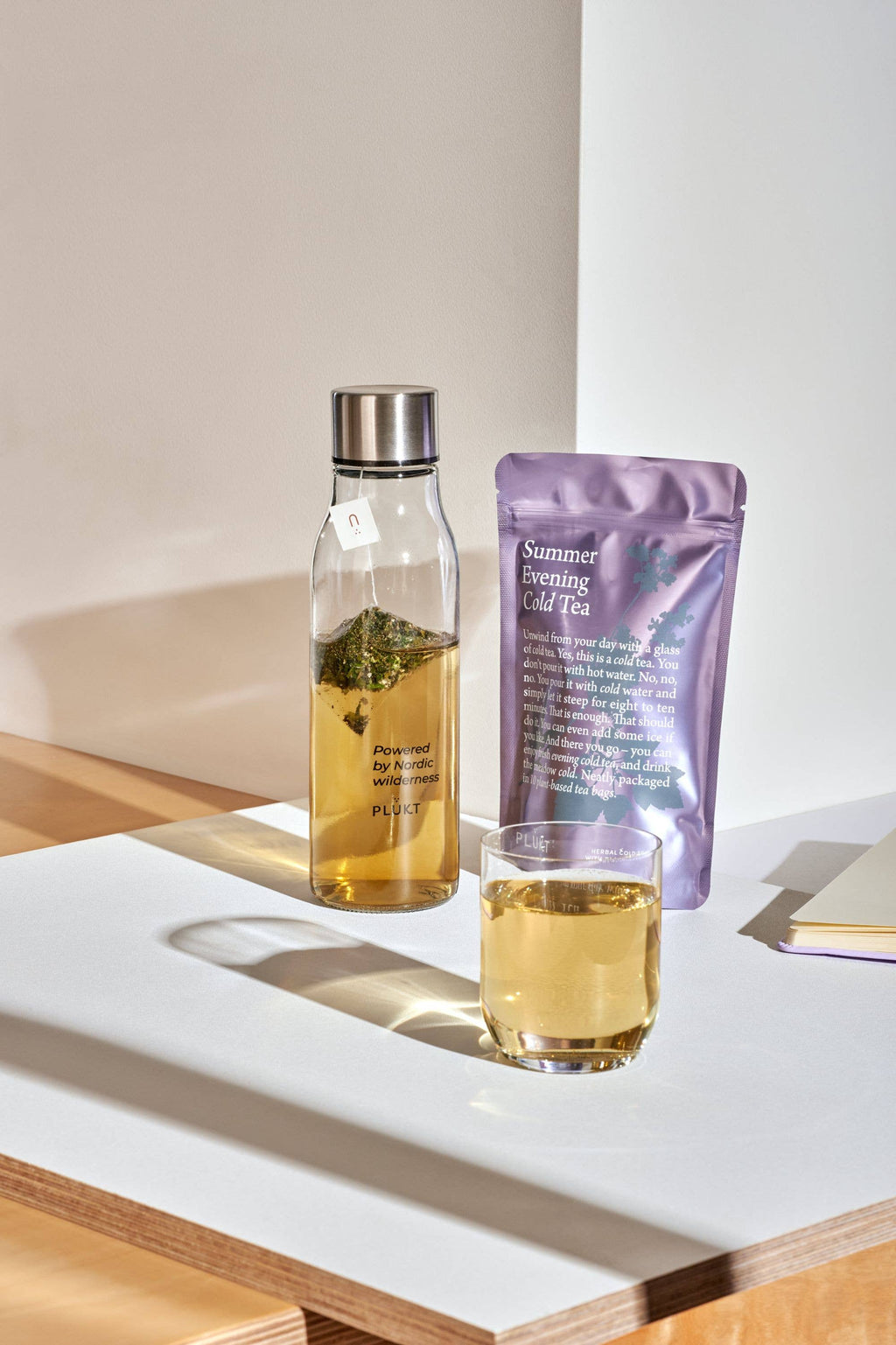 Koude thee Summer Evening met zwarte bes, biologisch
