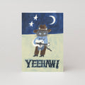 Yeehaw Kaart | Cowboy Kaart | Kat Kaart | Felicitatiekaart