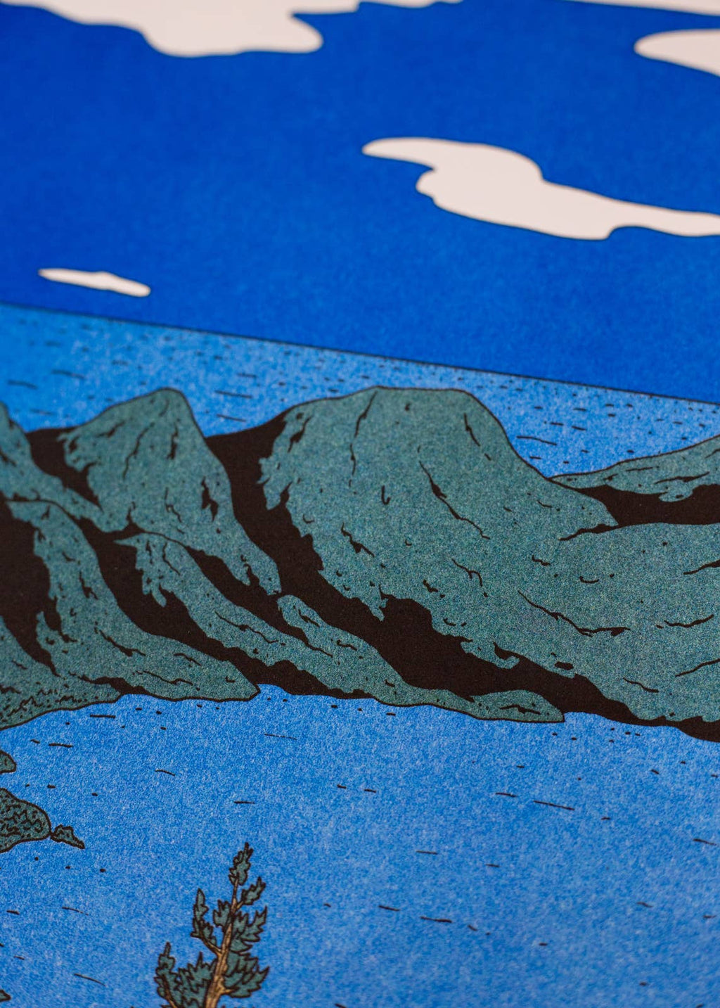 A3 risoposter 'Nowhere in Portugal' op Munken-papier