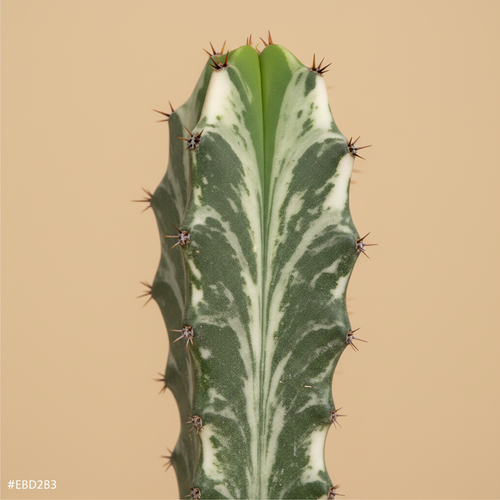 Euphorbia lactea – close-up blad detail