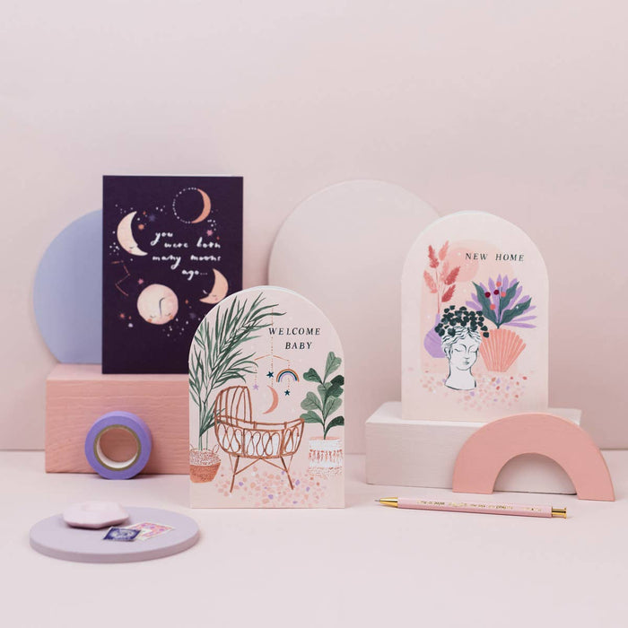Welkom Babypaart | Nieuwe babypaart | Gender neutrale babykaart