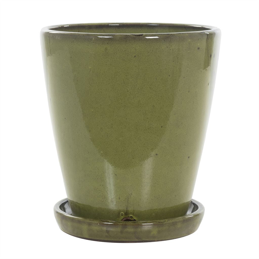 Keramische pot jade black Ø30 × 33 cm