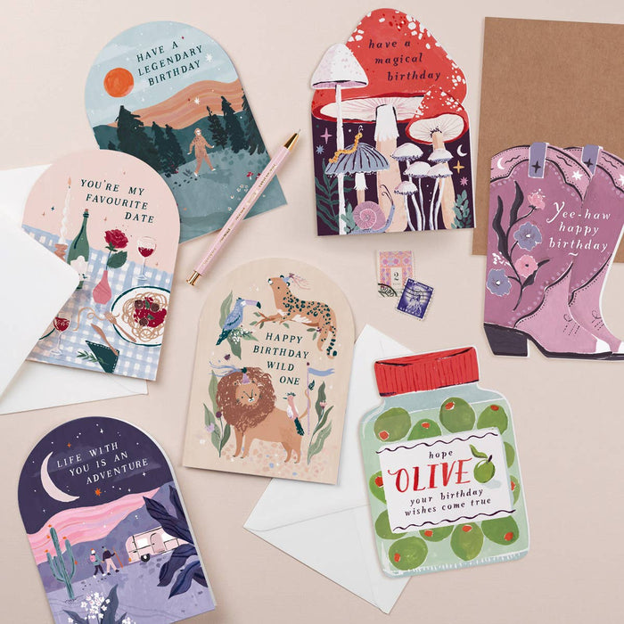 Olijven verjaardagskaart | Olive Jar verjaardagskaart