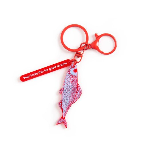 Acryl sleutelhanger met het sterrenbeeld Vissen