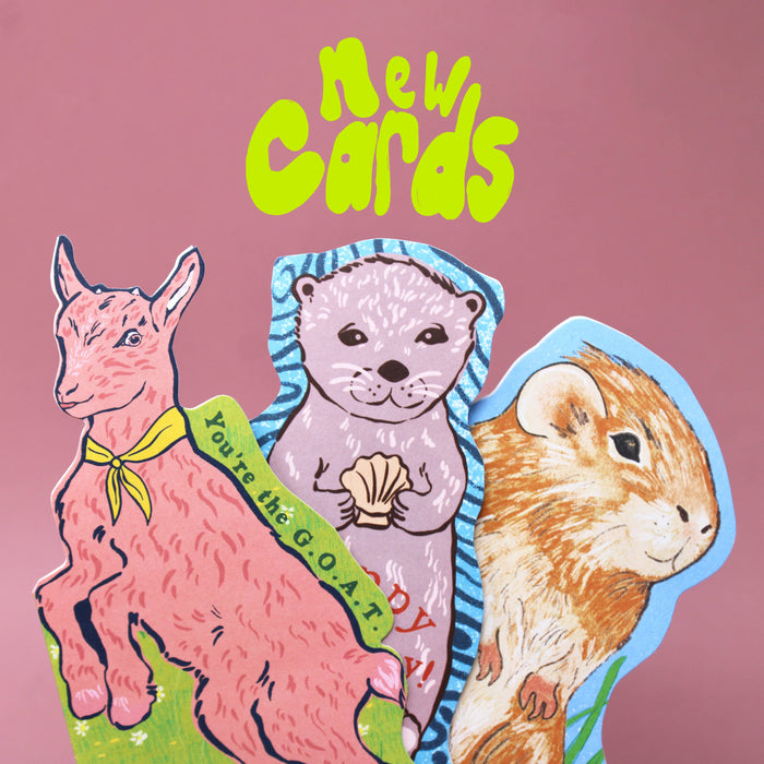 Geitvormige Wenskaart