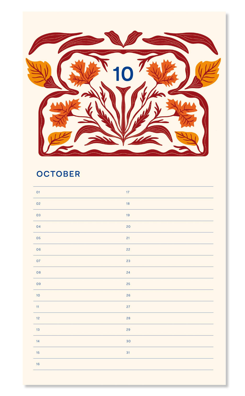 Verjaardagskalender - Bloemenvaas