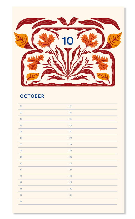 Verjaardagskalender - Bloemenvaas